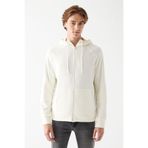 MAVİ Erkek Sweatshirt, Beyaz Kırık, XL