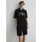 Mavi Erkek T-Shirt - Siyah - XS