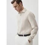 Mavi Erkek Uzun Kol Gömlek Kum Beji 0211496-70134 - XS
