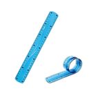 Mavi Esnek Plastik Cetvel Flexy Cetvel Kırılmayan Cetvel 30 cm - 1 Adet