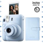 Mavi Fujifilm Instax Mini 12 Fotoğraf Makinesi ve 96'lı Laporta Albüm Seti ile Pratik Çekim