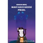 Mavi Gece Kedisi Piksel - Binnur Miniç