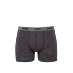 Mavi Geometrik Desenli Siyah Boxer 092083-900 Siyah-900 S