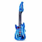 Mavi Gitar Şekilli Folyo Balon 1 Adet