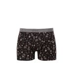 Mavi Grafik Baskılı Siyah Boxer 091719-900 Siyah-900 M