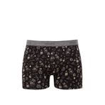 Mavi Grafik Baskılı Siyah Boxer 091719-900 Siyah-900 S