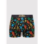 Mavi Harry Potter Baskılı Siyah Boxer 0912218-900