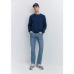 Mavi Hunter 90LAR Puslu Vintage Açık Mavi Jean Pantolon Erkek Normal Bel Denim 0020289268 - Koyu Mavi - 34 / 34