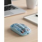 Mavi Kablosuz Mouse Bluetooth ve USB Çift Mod Bağlantılı Nemere - 1