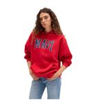 MAVİ Kadın Kapüşonlu Sweatshirt, Acı Kırmızı, XS