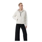 MAVİ Kadın Oversize Kaban, Kırık Beyaz, XS