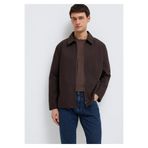 Mavi Kahverengi İnce Ceket Loose Fit / Bol Rahat Kesim 0212059-88615