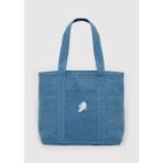 Mavi Kedi Nakışlı Denim Omuz Çantası 1913937-10241 - Lacivert