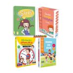 Mavi Kirpi Yayınları 1.Sınıf Okuma setleri-Şirin İlk Okuma Kitaplarım,Eğlenceli Oyunlarla İlk Okuma (4set)