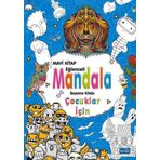 Mavi Kitap Eğlenceli Mandala Boyama Kitabı - Çocuklar İçin