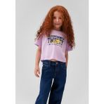 Mavi Kız Çocuk T-shirt - Mor - 2 - 3 Yaş