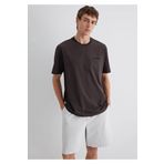 Mavi Koyu Kahve Erkek T-shirt M0612733-70219