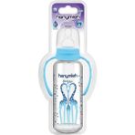 Mavi Kulplu Cam Biberon 240 Ml, Şık ve Kullanışlı Bebek Ürünleri - Ahşap - Ceviz