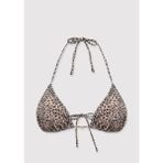 Mavi Leopar Desenli Bikini Üstü 1914167-33653 - XS - Kahverengi