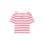 Mavi Logo Baskılı Pembe Çizgili Crop Tişört Crop/Kısa Kesim 7610182-71111 Pembe-71111 2-3
