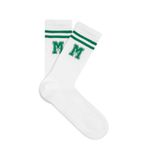 Mavi Logo Detaylı Beyaz Soket Çorap 0911108-85310 Beyaz-85310 One Size