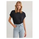 Mavi Lux Touch Modal Basic Siyah Kadın T-Shirt M167245-900