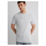 Mavi M0610360-70075 Logo Baskılı Gri Erkek T-shirt