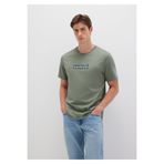 Mavi M0610943-80692 Açık Haki Regular Mavi Baskılı Erkek T-shirt
