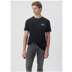 Mavi M0611714-900_MAVİ LOGO Bisiklet Yaka Düz Siyah Erkek T-Shirt
