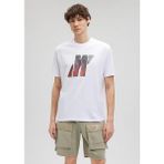 Mavi M0612185-620 Beyaz Loose Mavi Pro Erkek T-shirt