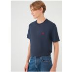 Mavi M067074-33207 Bisiklet Yaka Loose Fit Düz Lacivert Erkek T-Shirt