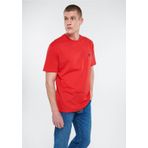 Mavi M067074-70471 Bisiklet Yaka Loose Fit Düz Kırmızı Erkek T-shirt