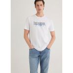 Mavi M067114-620 Beyaz Erkek İstanbul Baskılı T-Shirt