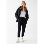 Mavi M1600430-900 Yüksek Bel Slim Fit Siyah Kadın Eşofman Altı