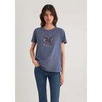 Mavi M168571-30233 Bisiklet Yaka Slim Fit Kadın T-Shirt