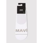 Mavi Mavi Logo Baskılı Beyaz Babet Çorabı 0911319-620 - Standart - Beyaz-620