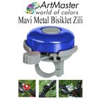 Mavi Metal Bisiklet Zili 1 Adet Scooter Zili Denge Zili Alümünyum Bisiklet Zili Bisiklet Süsü Korna Aksesuar