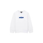 Mavi Miav Baskılı Beyaz Sweatshirt -620 6610031