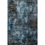 Mavi Modern Etnik Desenli Modern Geometrik Etnik Desenli Boho Makinada Yıkanabilir Hav Toz Vermez Leke Tutmaz Kaymaz Taban Dijital Makine Baskı Halı Oturma Odası Salon Yolluk Koridor Mutfak Halısı