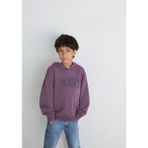 Mavi Mor Logo 6S10143-70656 Baskılı Uzun Kollu Sweatshirt 9 - 10 Yaş Erkek Çocuk İçin Orta Kalınlık - Mor-70656