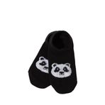 Mavi Panda Baskılı Siyah Babet Çorabı 1912778-900 Siyah-900 One Size