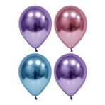 Mavi-pembe-mor Krom Balon 50 Adet