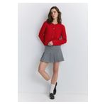 Mavi Pileli Gri Etek -88468 1310622