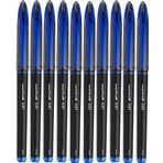 Mavi Pilot Kalem 10 Adet Uniball Air Mikro 0.5 Mm Roller Pilot Kalem Uba-188-M Roller Uçlu Likit Mürekkep Jel Kalem