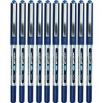 Mavi Pilot Kalem 10 Adet Uniball Eye Mikro 0.5 Mm Roller Pilot Kalem Ub-150 Roller Uçlu Likit Mürekkepli Pilot Kalem
