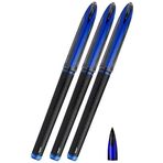 Mavi Pilot Kalem 3 Adet Uniball Air Mikro 0.5 mm Roller Pilot Kalem Uba-188-M Roller Uçlu Likit Mürekkepli
