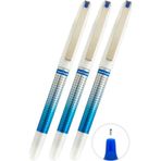 Mavi Pilot Kalem 3 Adet Uniball Eye Needle 0.7 Mm İğne Uçlu Pilot Kalem Ub-187S İğne Uçlu Likit Mürekkepli Pilot Kalem