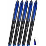 Mavi Pilot Kalem 5 Adet Uniball Air Mikro 0.5 mm Roller Pilot Kalem Uba-188-M Roller Uçlu Likit Mürekkep Jel Kalem