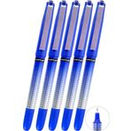Mavi Pilot Kalem 5 Adet Uniball Eye Needle 0.5 Mm İğne Uçlu Pilot Kalem Ub-185 S İğne Uçlu Likit Mürekkep Jel Kalem