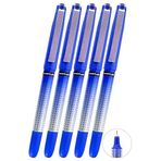 Mavi Pilot Kalem 5 Adet Uniball Eye Needle 0.5 mm İğne Uçlu Pilot Kalem Ub-185 S İğne Uçlu Likit Mürekkepli Jel Kalem